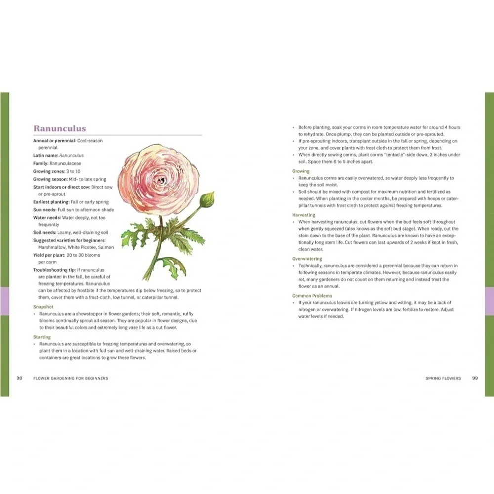 Flower Gardening for Beginners Book – Cut Flower Garden Guide